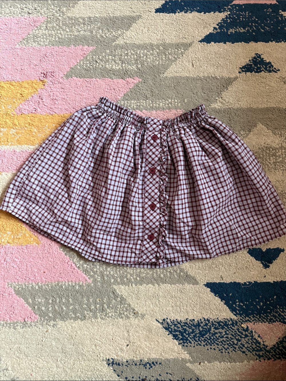 ZARA  Plaid Skirt